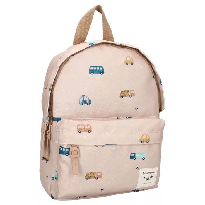 Sac à dos enfant Sweet Cuddles Voitures beige par Kidzroom (BB&CO)