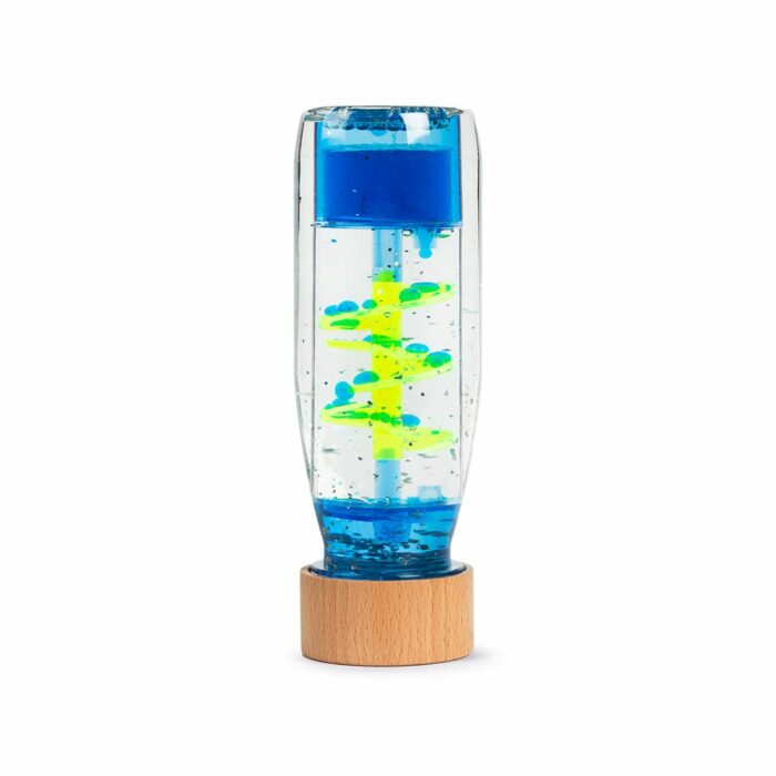 Bouteille sensorielle Spirale Bleue (Petit Boum)