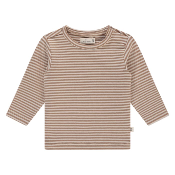 Baby T-shirt ligné  (Tiny Story AW25)