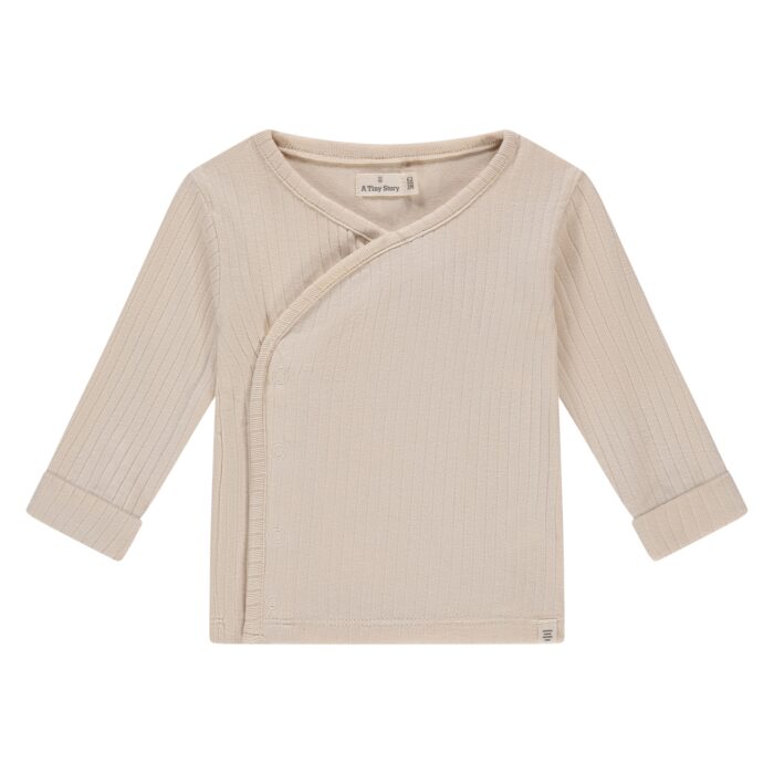 Baby T-shirt longues manches Blanc (Tiny Story AW25)