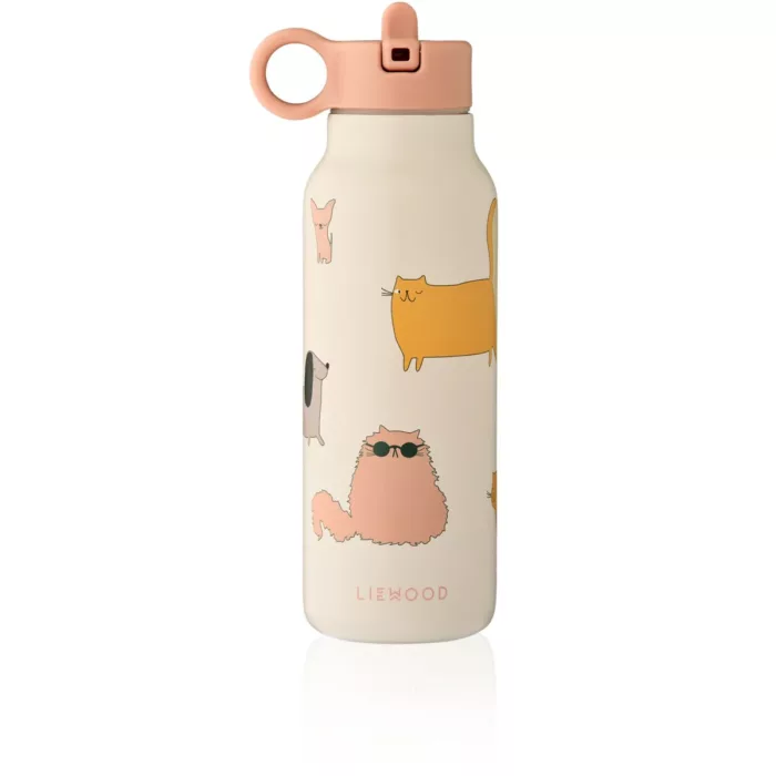 Gourde Falk 350 ml Cats and Dogs / Sandy (Liewood)