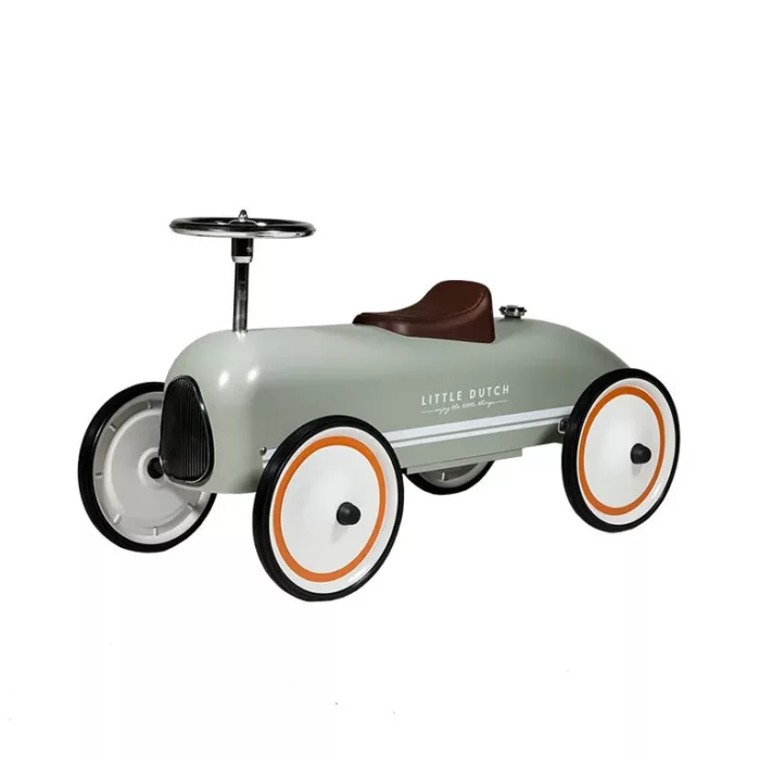 Voiture à pédales rétro - Olive (Little Dutch)