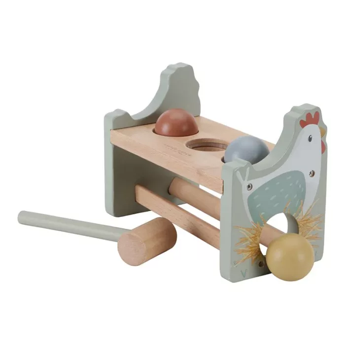 Banc à marteau avec balles Little Farm (Little Dutch)