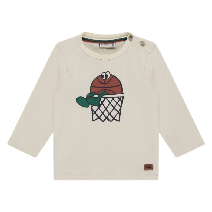 T-Shirt Manches Longues Basket Bébé Garçon  (Babyface AW25)