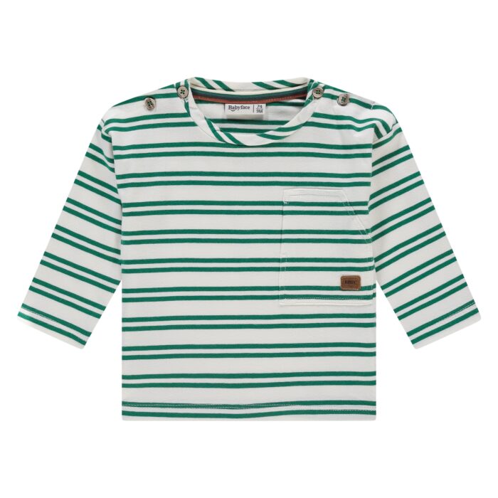 T-Shirt Manches Longues Ligné Bébé Garçon  (Babyface AW25)