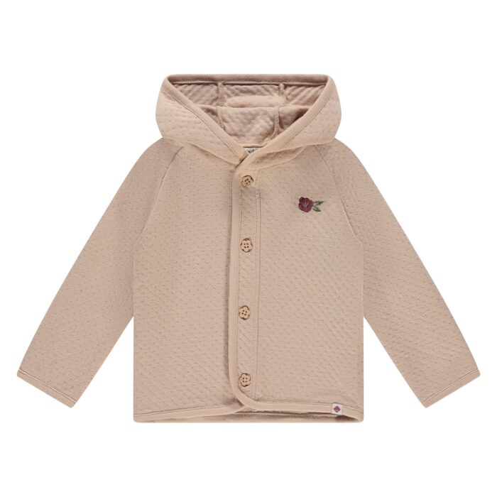 Cardigan Nude Bébé Fille (Babyface AW25)