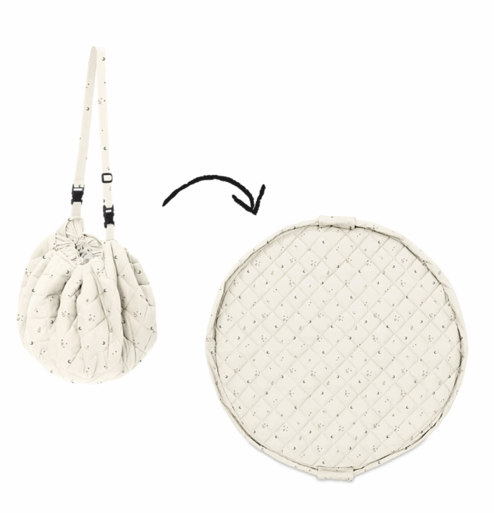 Tapis D'éveil Coton Bio - Moon (Play and Go)