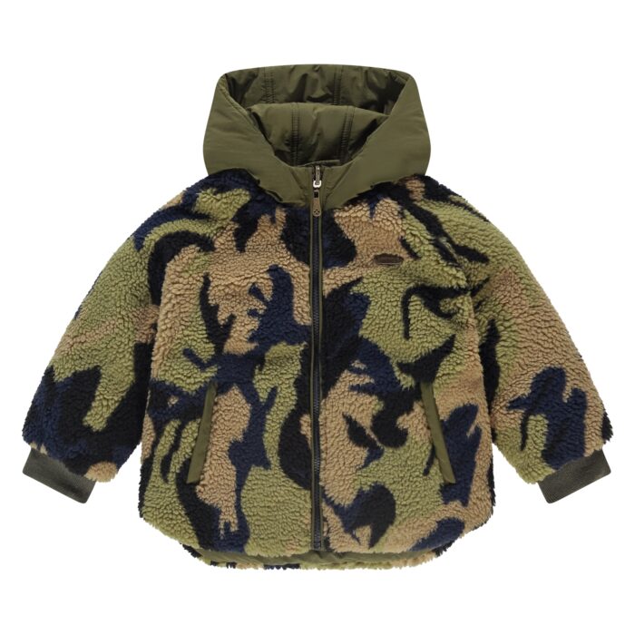 Manteau Garçon Réversible Khaki  AW25 (Stains Stories)