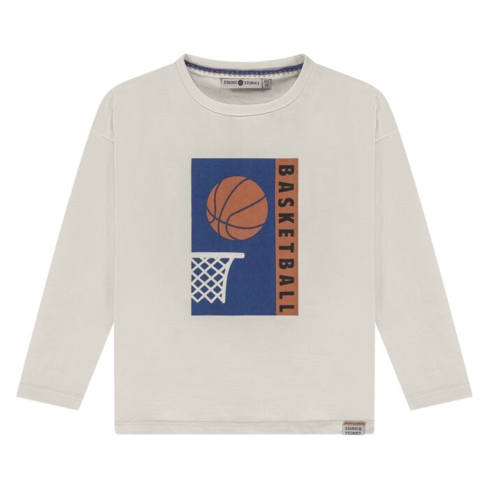T-Shirt Garçon Off-White Baseball AW25 (Stains Stories)