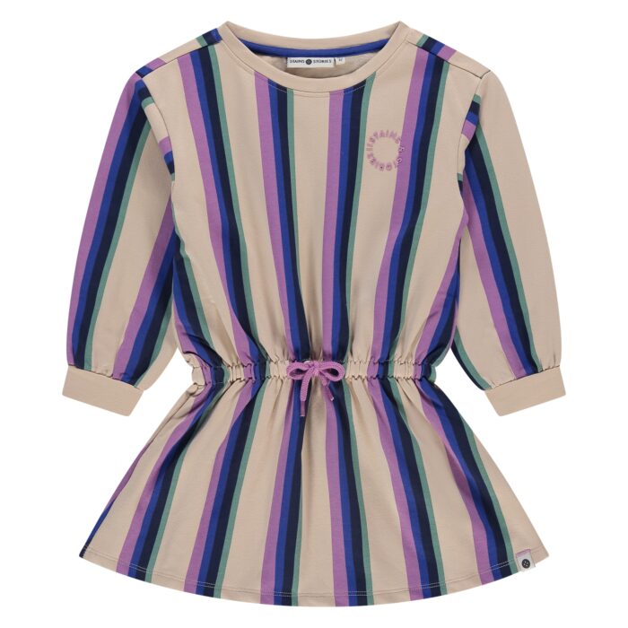 Robe Ligné Fille Beige AW25 (Stains Stories)