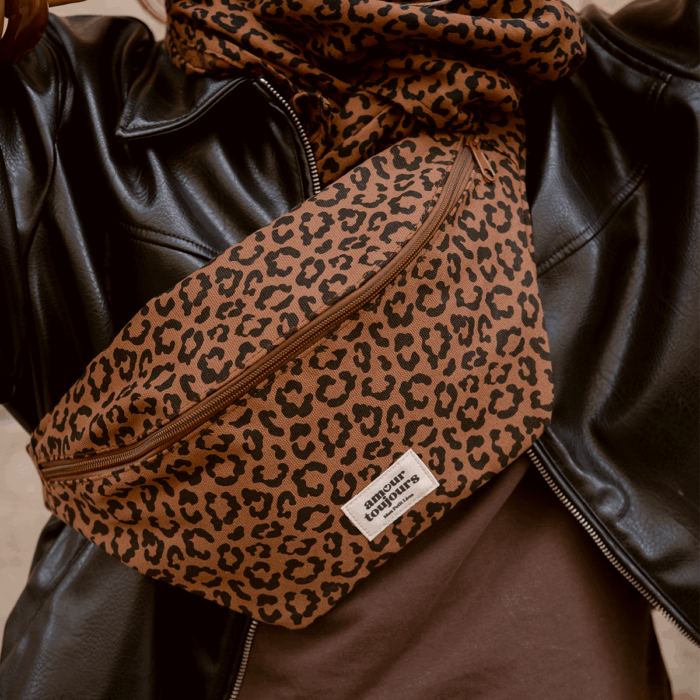 Sac banane léopard amour toujours (Mon petit Léon)