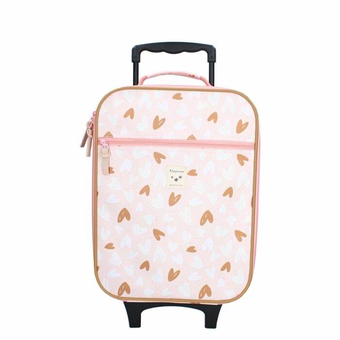 Valise trolley Coeurs Rose/Caramel kidzroom (BB&CO)