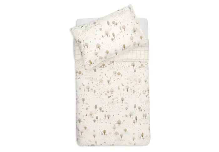 Housse de couette et taie 100x140cm - Tiny Park (Jollein)