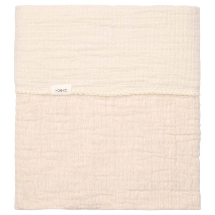 Couverture de berceau Rivoli Warm White (Koeka)