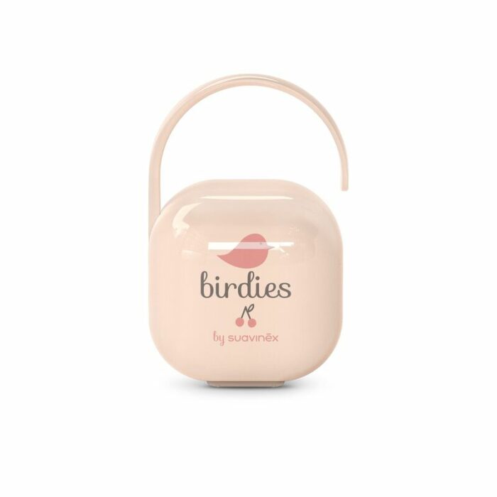 Porte-sucette Birdies Rose (Suavinex)