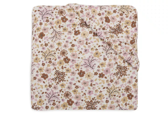 Drap-housse Jersey 70/75x140/150cm - Flower Fairies (Jollein)