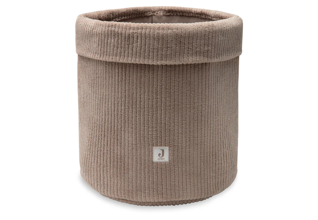 Panier de Rangement Cloudy Rib - Milky Coffee (Jollein)