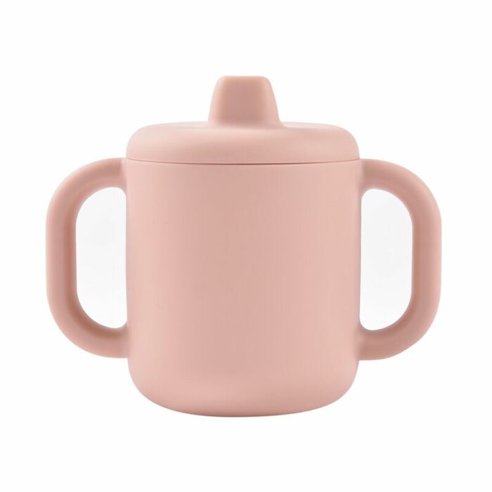 Tasse d'apprentissage silicone - Barbe à papa (Beaba)