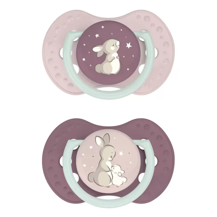 Difrax dynamic sucette Day and Night lapin 3-6 m(Difrax)