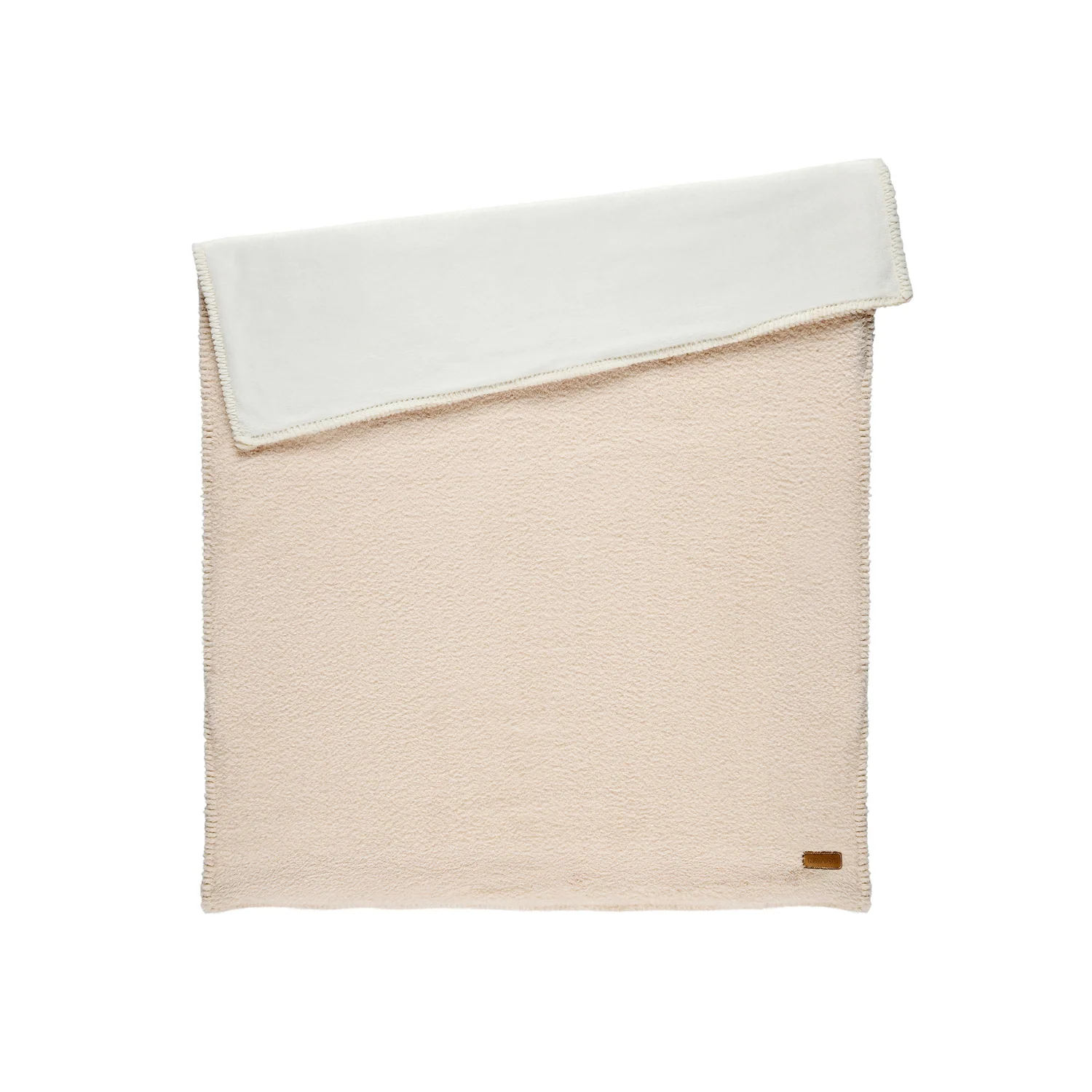 TEDDY Couverture supersoft écru 100x75 cm – Couverture bébé double face (Nattou)
