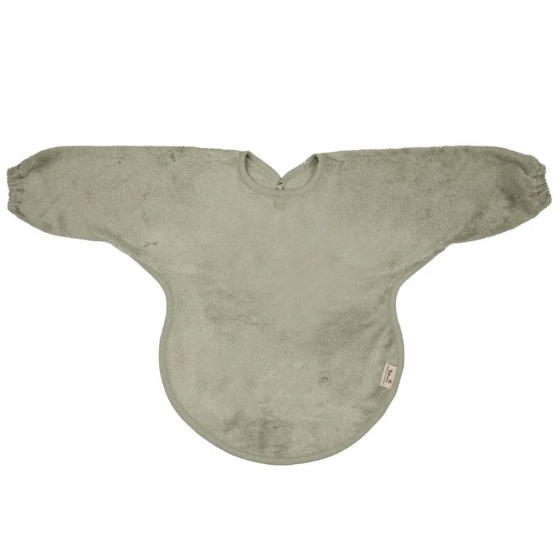 Bavoir à manches whisper green (Timboo)