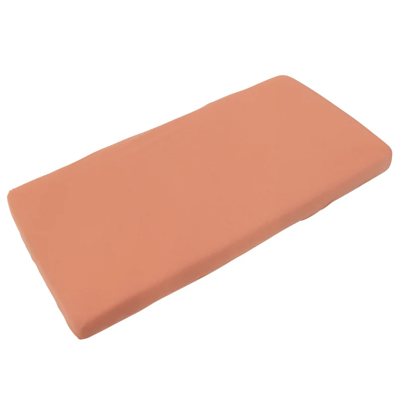 Drap housse Whisper green 70x140 sunrise orange (Timboo)