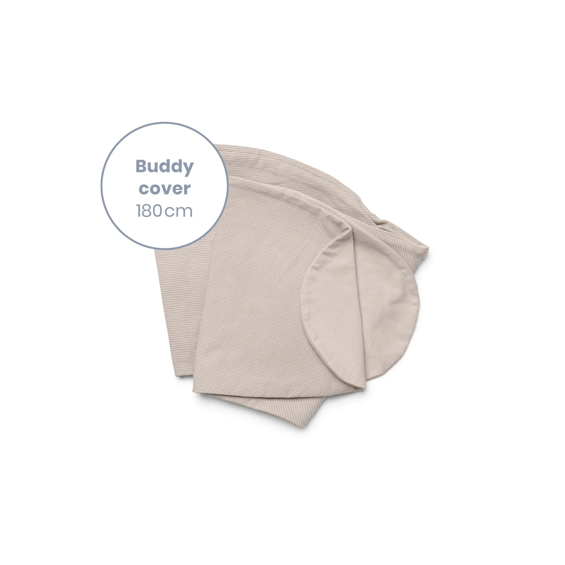 BUDDY COVER - HOUSSE DE COUSSIN DE MATERNITÉ BUDDY - CORDUROY SAND (Doomoo)