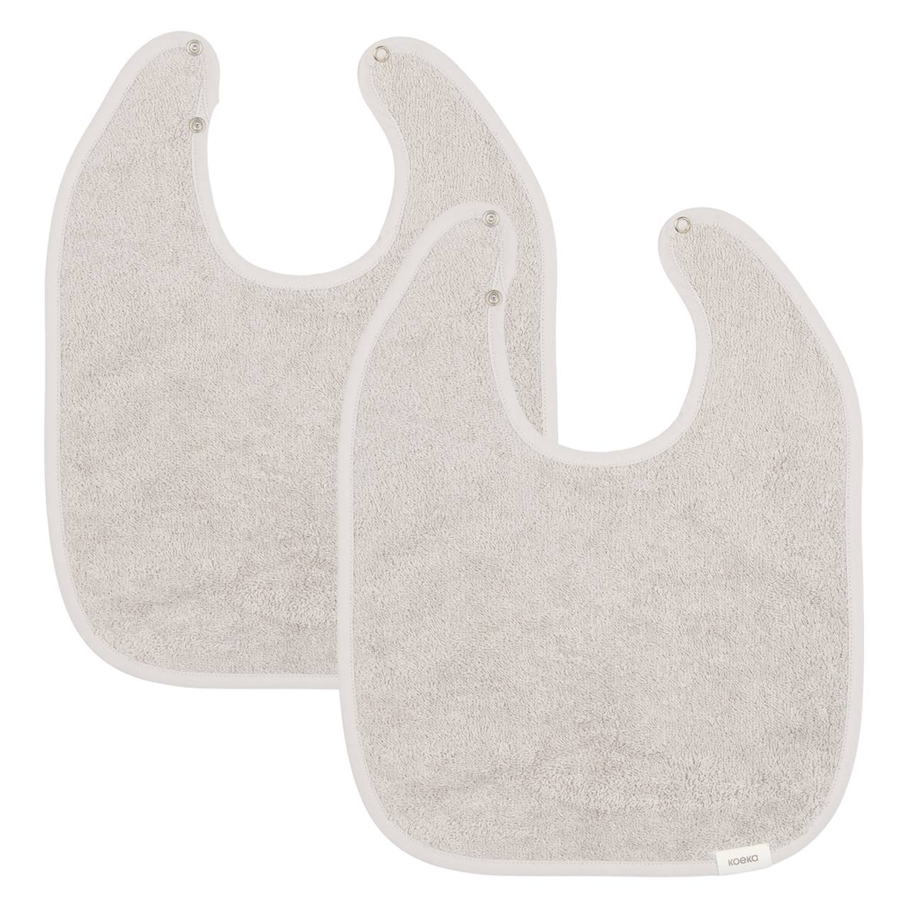 Bavoir 2-pack Dijon Daily stone (Koeka)