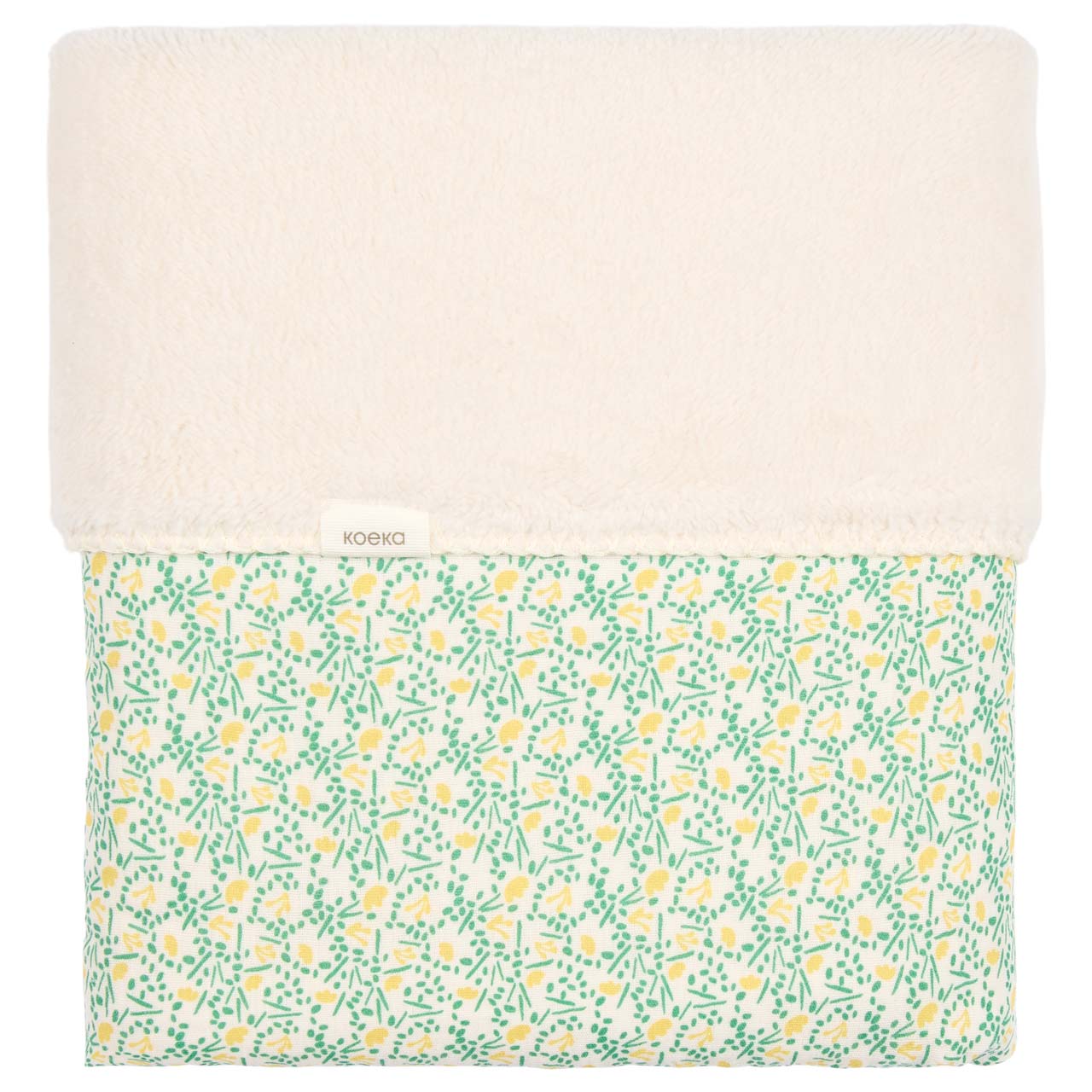 Couverture berceau teddy Meadow off white (Koeka)