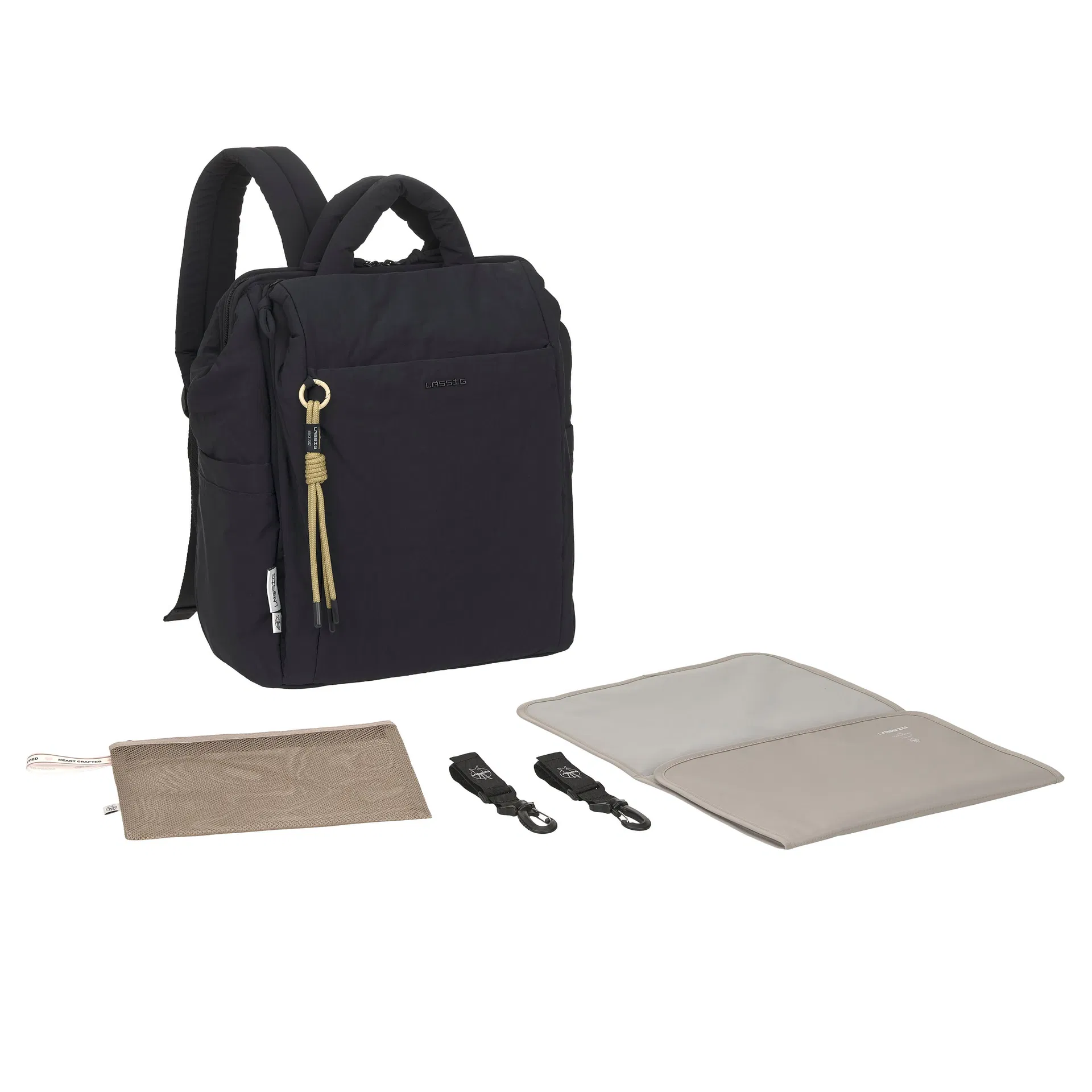 Sac à dos à langer - Minoa, Noir (Lassig)