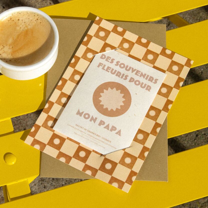 Des souvenirs fleuris pour papa - Carte à semer (La Fabrique à sachets) – Image 2