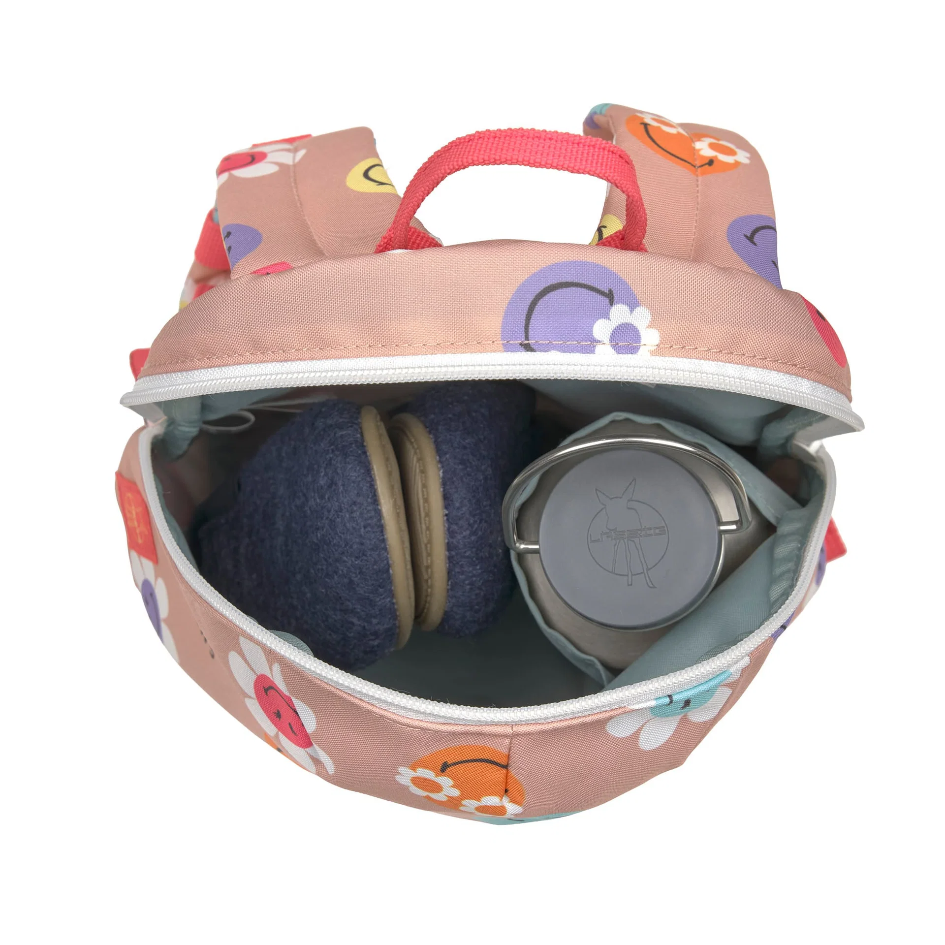 Sac à dos crèche - SmileyWorld®, Rose (Lassig) – Image 5