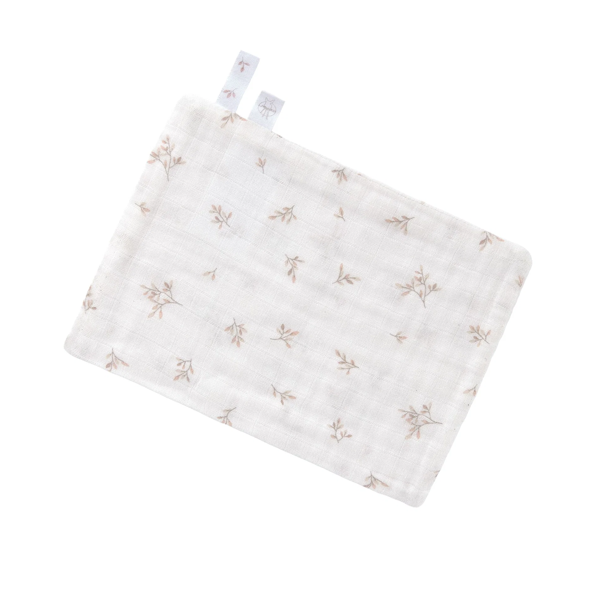 Gants de toilette en mousseline (3pcs), Feuilles (Lassig) – Image 2