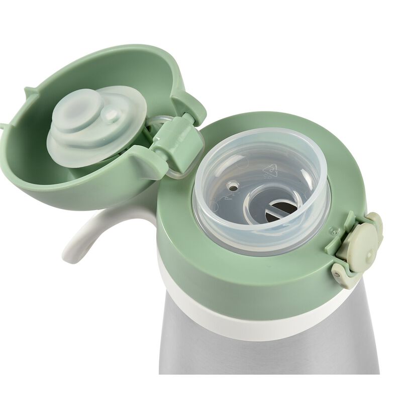 Gourde inox 350 ml + anse - vert sauge (Béaba) – Image 3