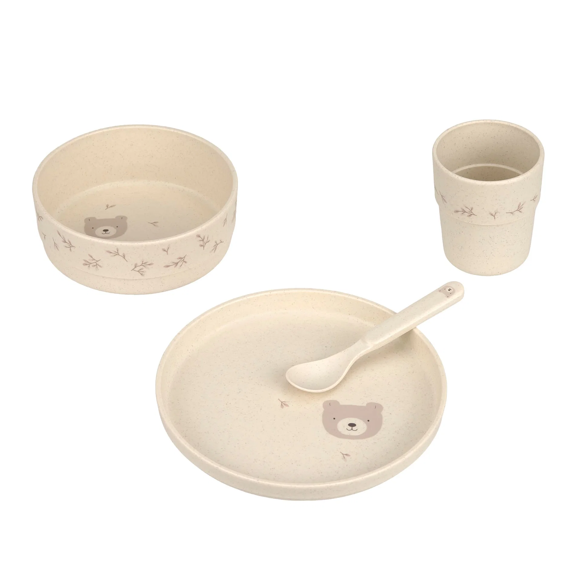 COFFRET REPAS ENFANTS - FEUILLES(Lassig)