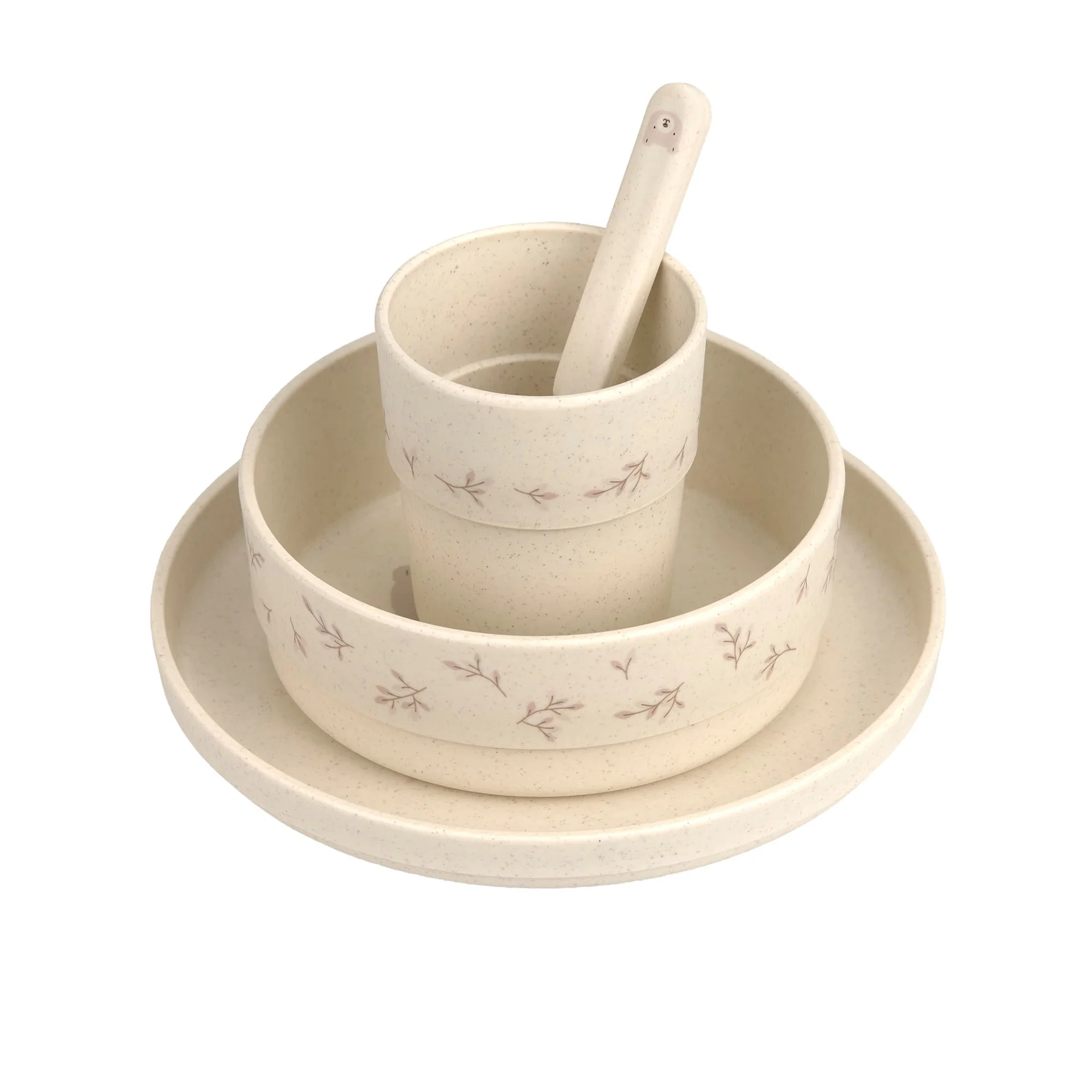 COFFRET REPAS ENFANTS - FEUILLES(Lassig) – Image 3