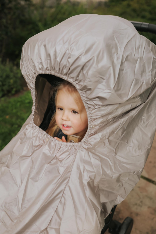 Habillage Pluie Poussette Tender Taupe (Elodie Details) – Image 3