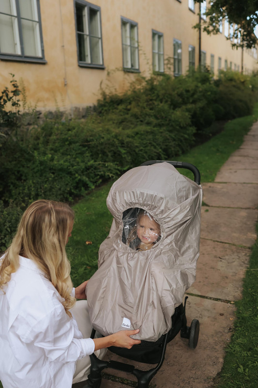 Habillage Pluie Poussette Tender Taupe (Elodie Details) – Image 4