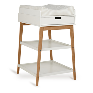 TABLE A LANGER HIP + TIROIR - ARGILE/Chatagnie (Quax) – Image 3