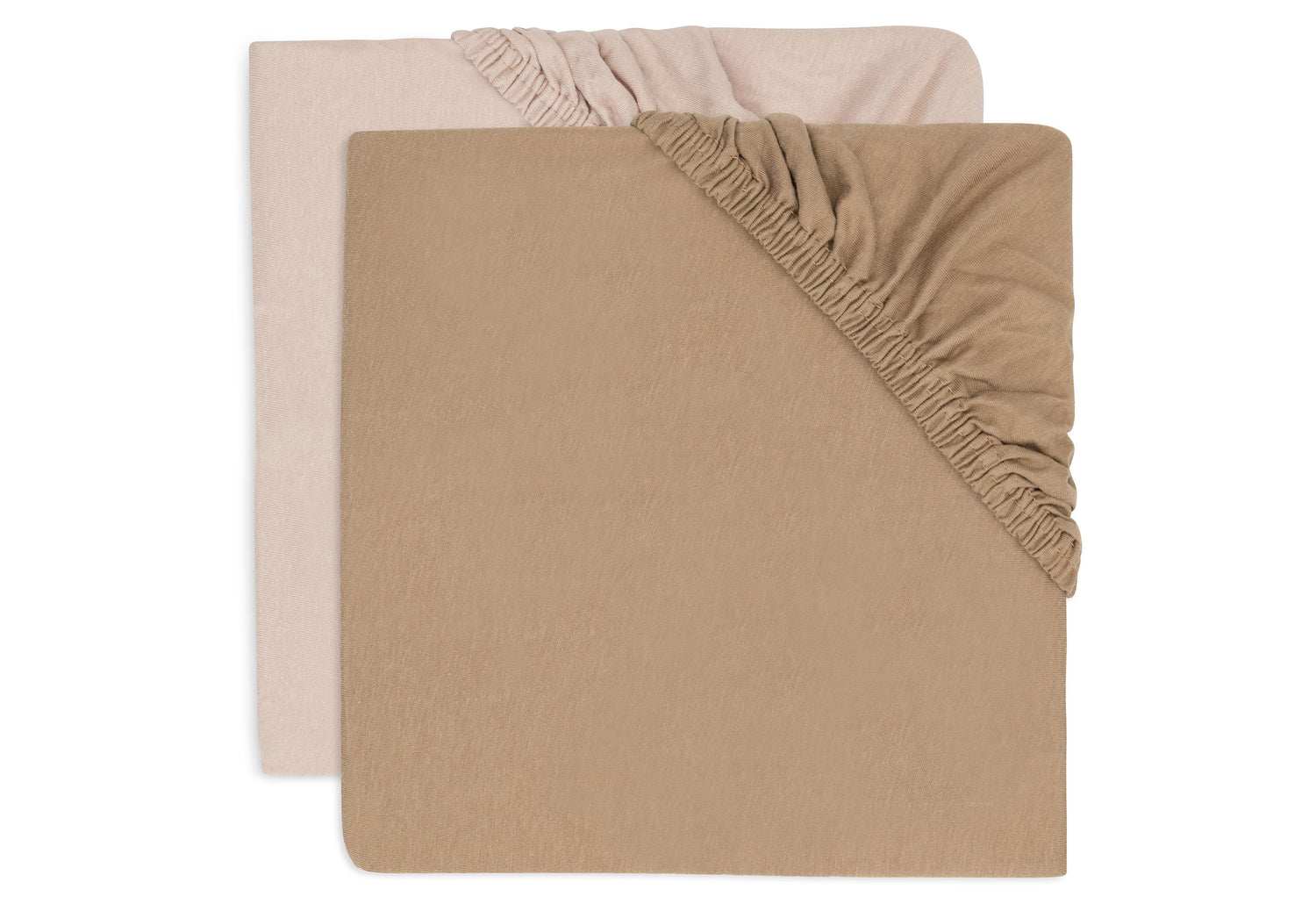 Drap-housse Jersey - 2 Unités - Wild Rose & Biscuit - 40x90 cm (Jollein)