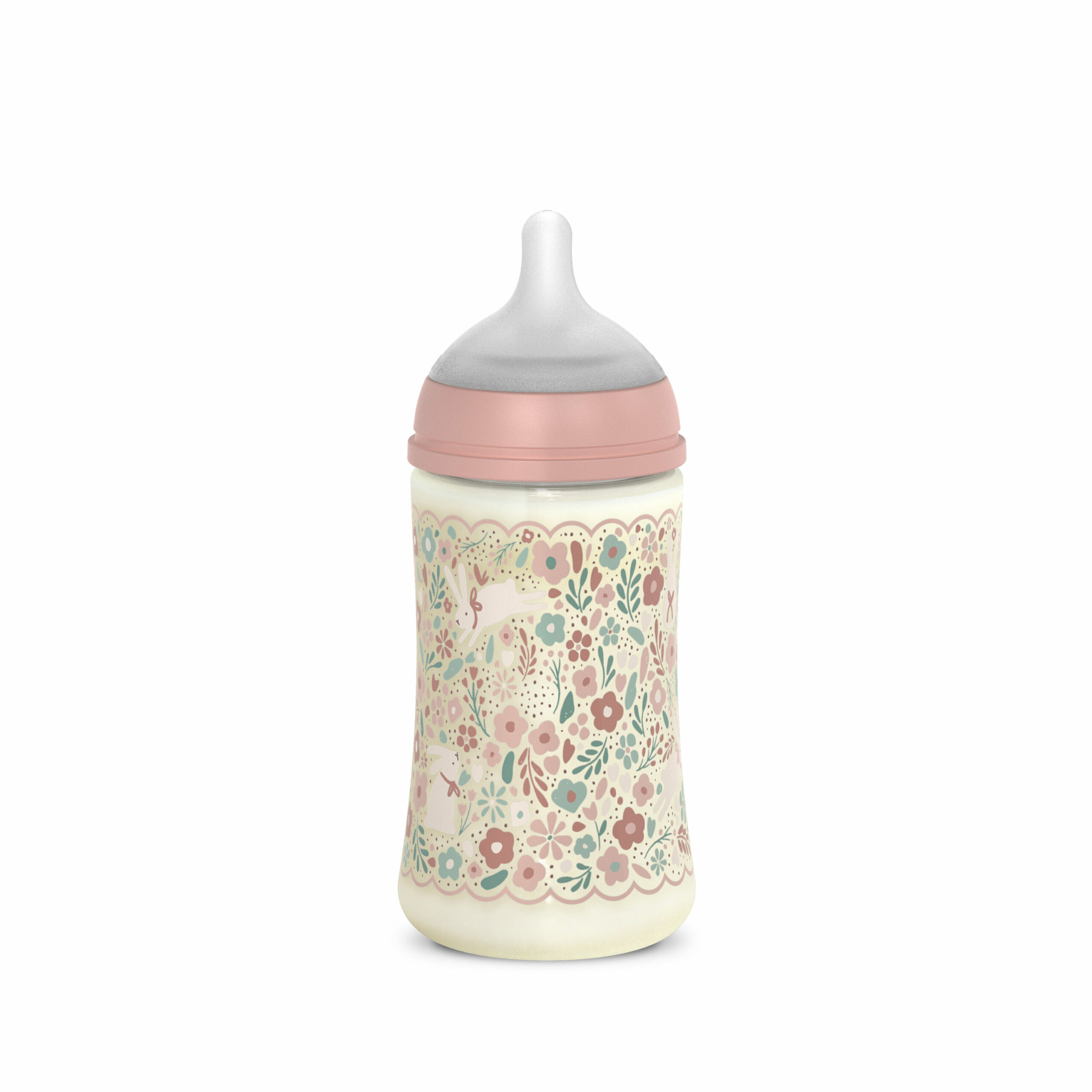 Biberon avec tétine symétrique SX Pro M 270ml Liberty Rose (Suavinex)