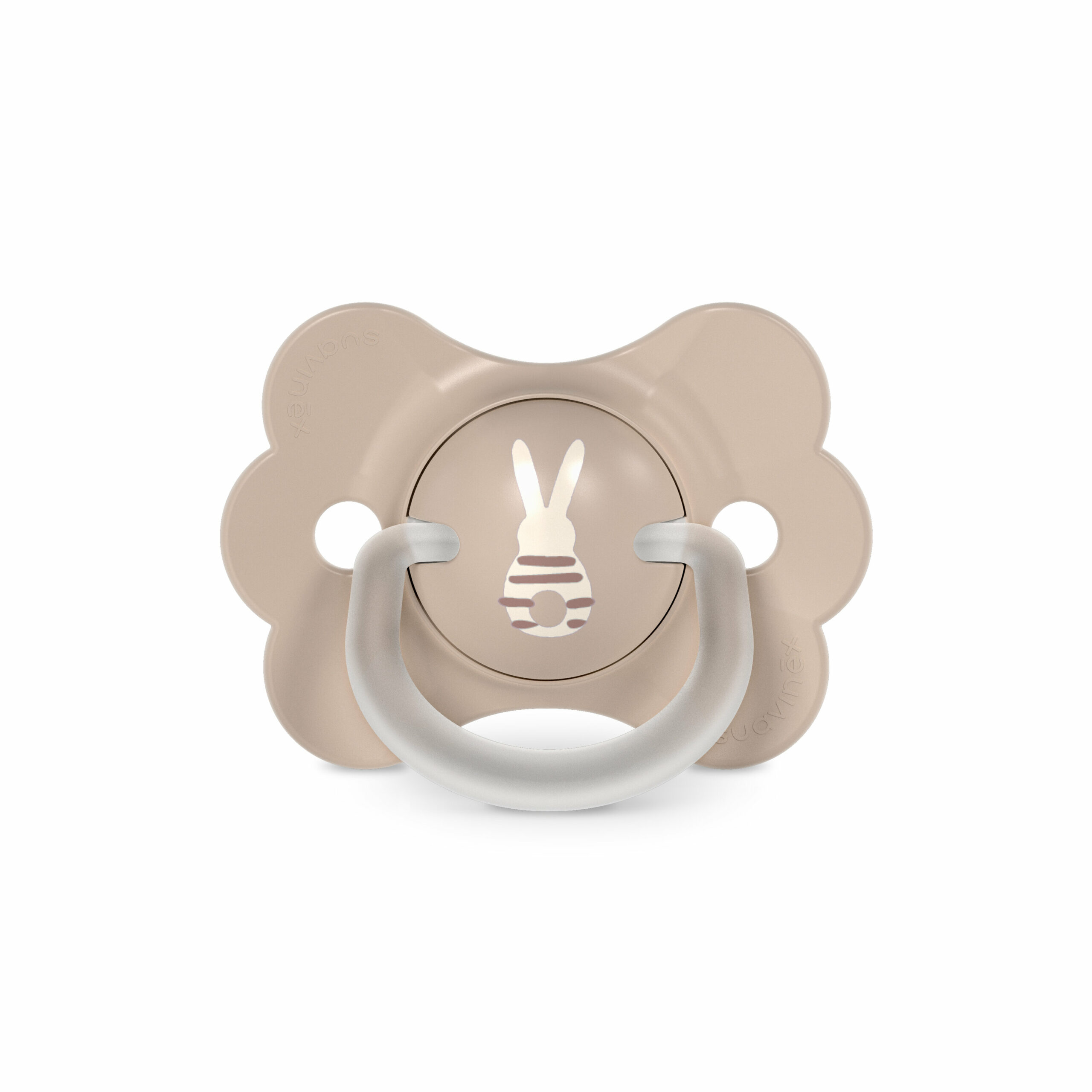 Sucette Butterfly SX Pro 0/6M décorée Wonderland - Lapin Beige (Suavinex)