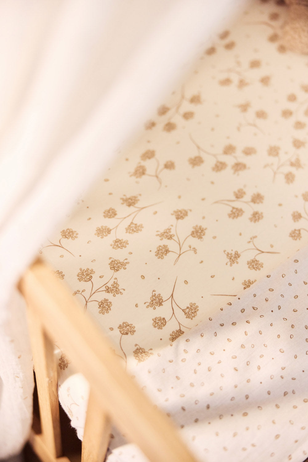 Drap-housse - Jersey - Leafy Dreams 60x120cm (Jollein) – Image 3