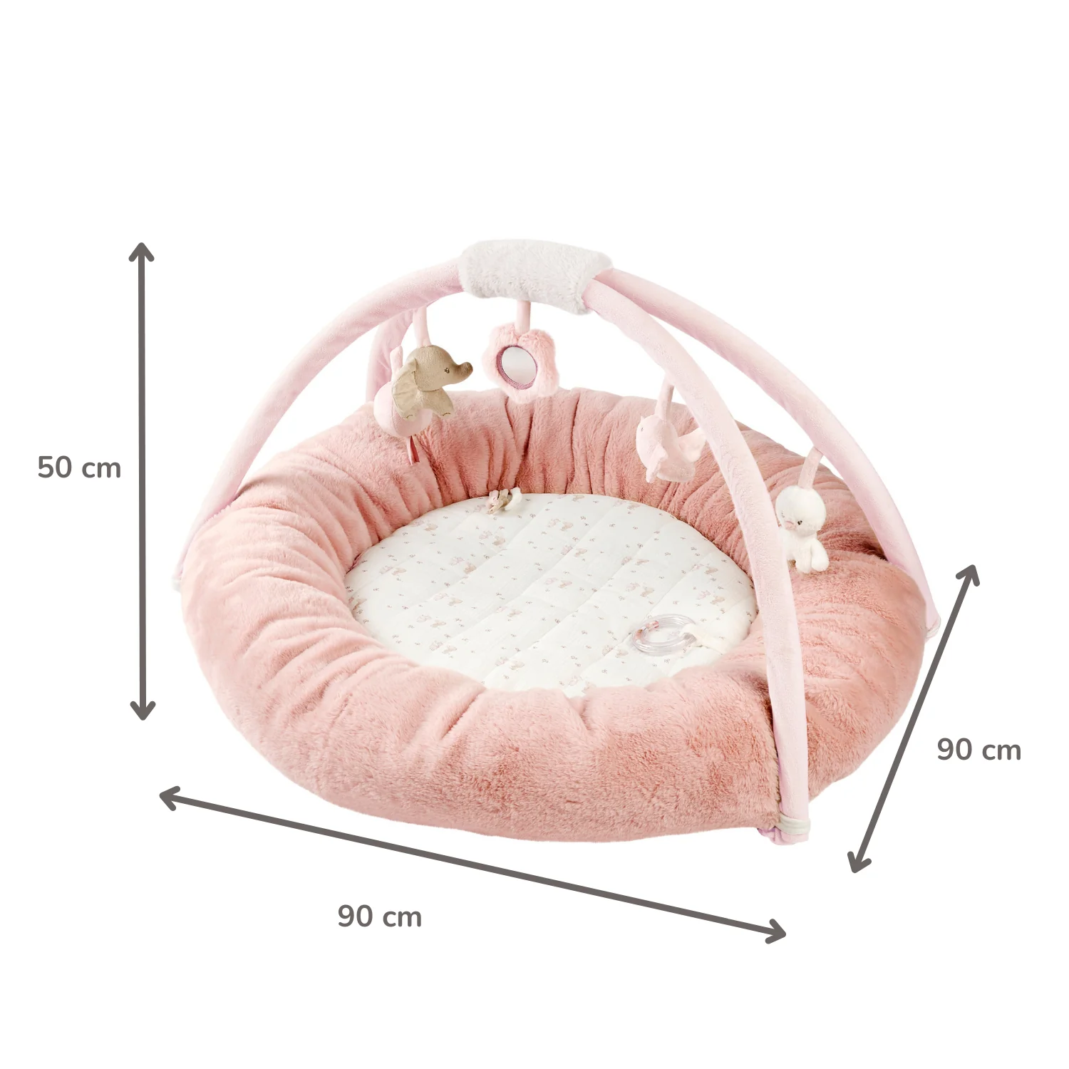FanFan Tapis de jeu bébé avec arches (Nattou) – Image 3