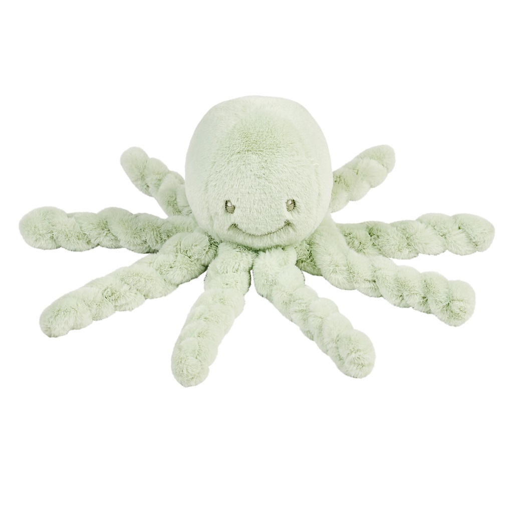 Peluche Pieuvre Lapidou Vert Pastel (Nattou)