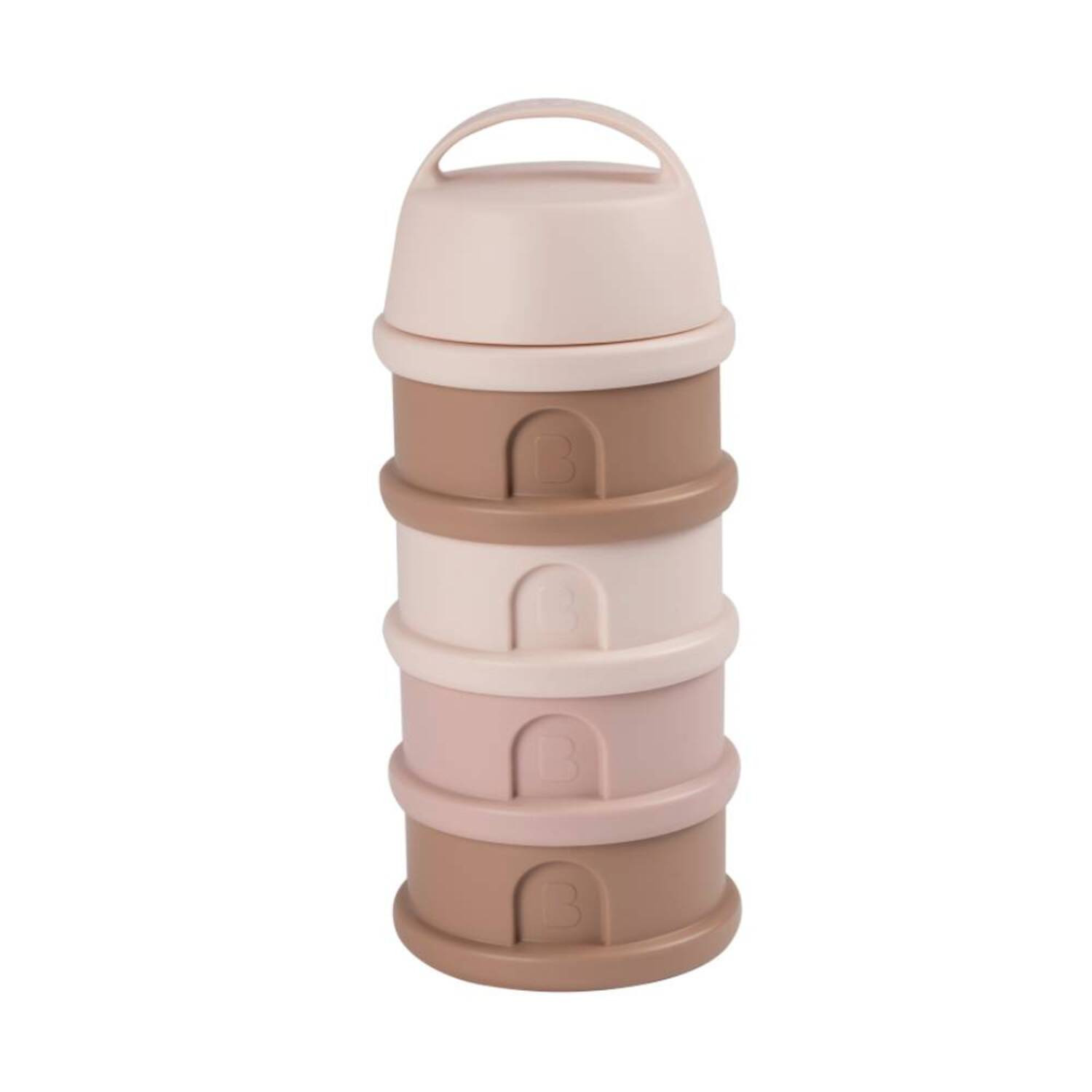 Boîte doseuse de lait 4 compartiments empilables - Barbe à papa (Beaba)