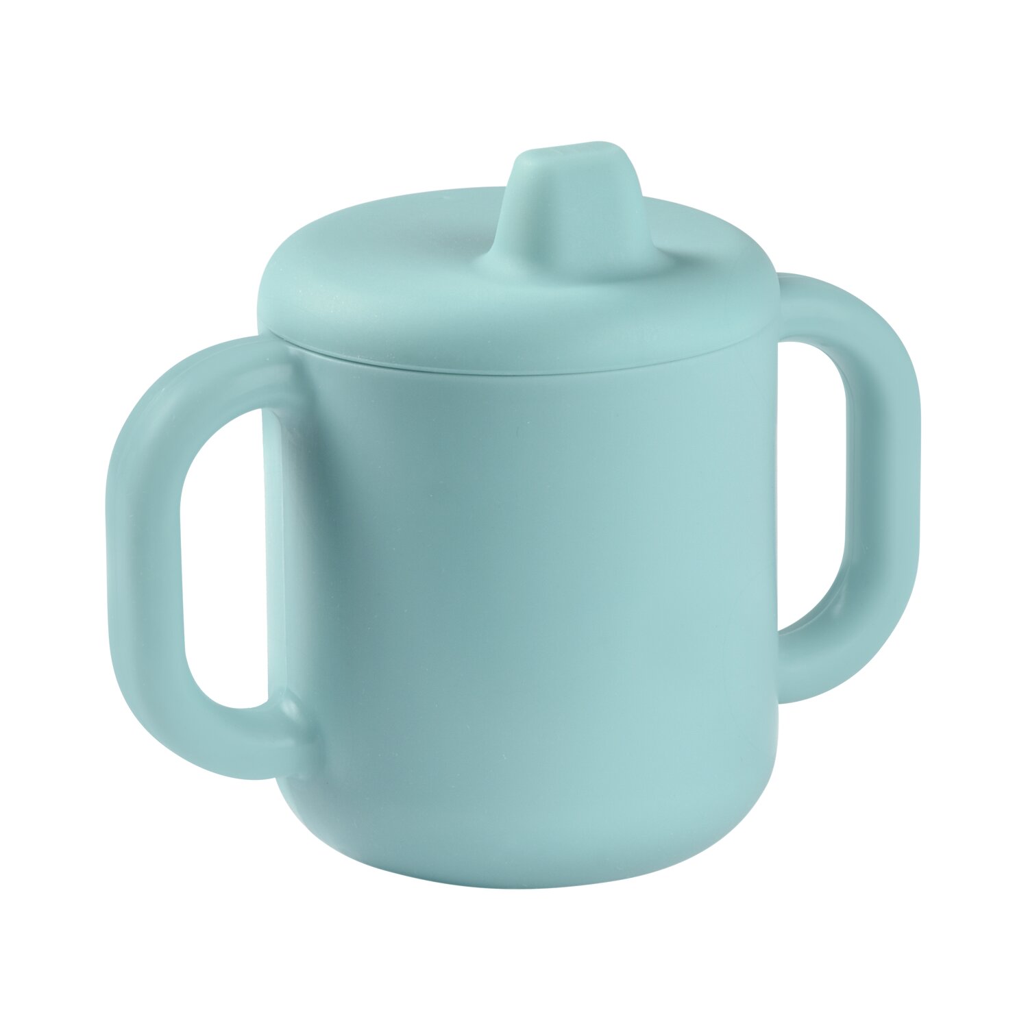 Tasse d'apprentissage silicone Bleu (Beaba)