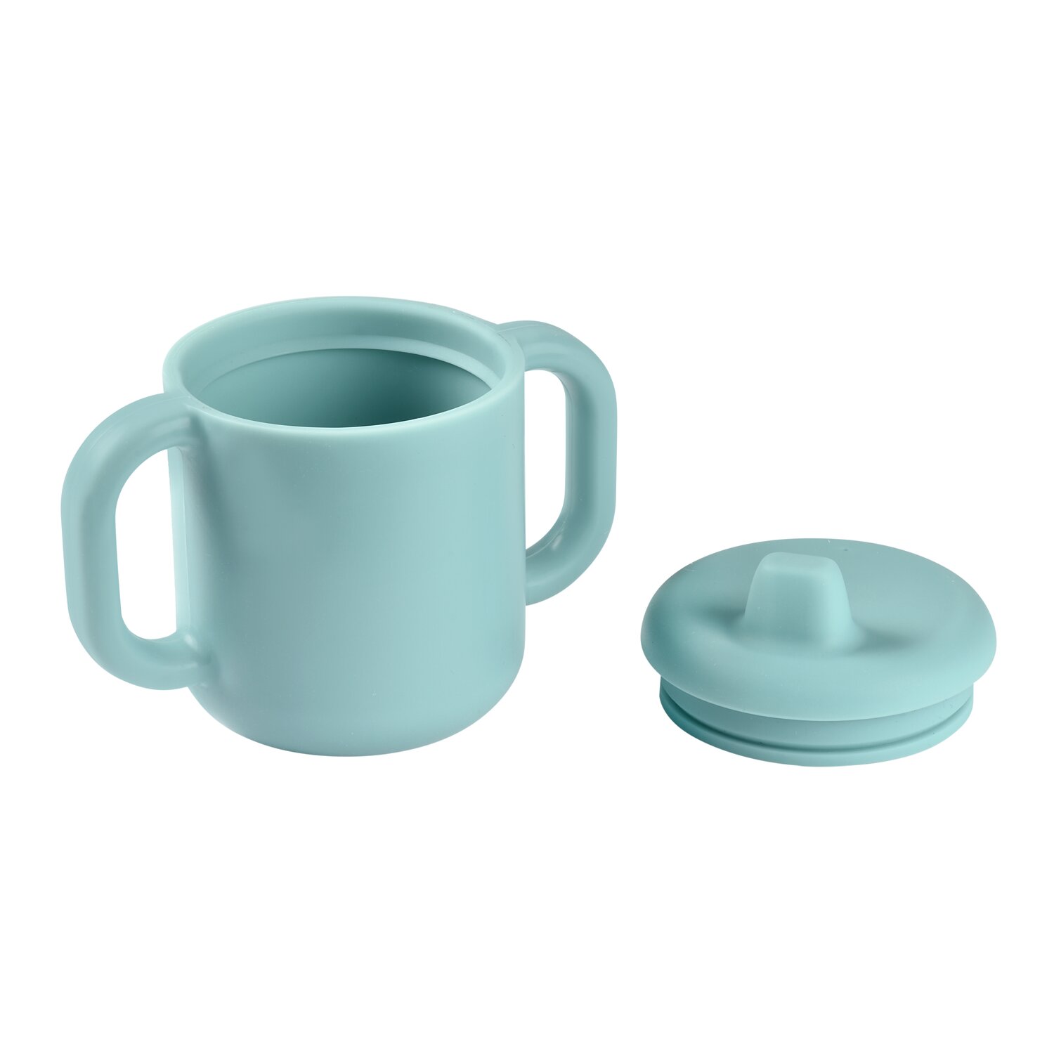 Tasse d'apprentissage silicone Bleu (Beaba) – Image 2