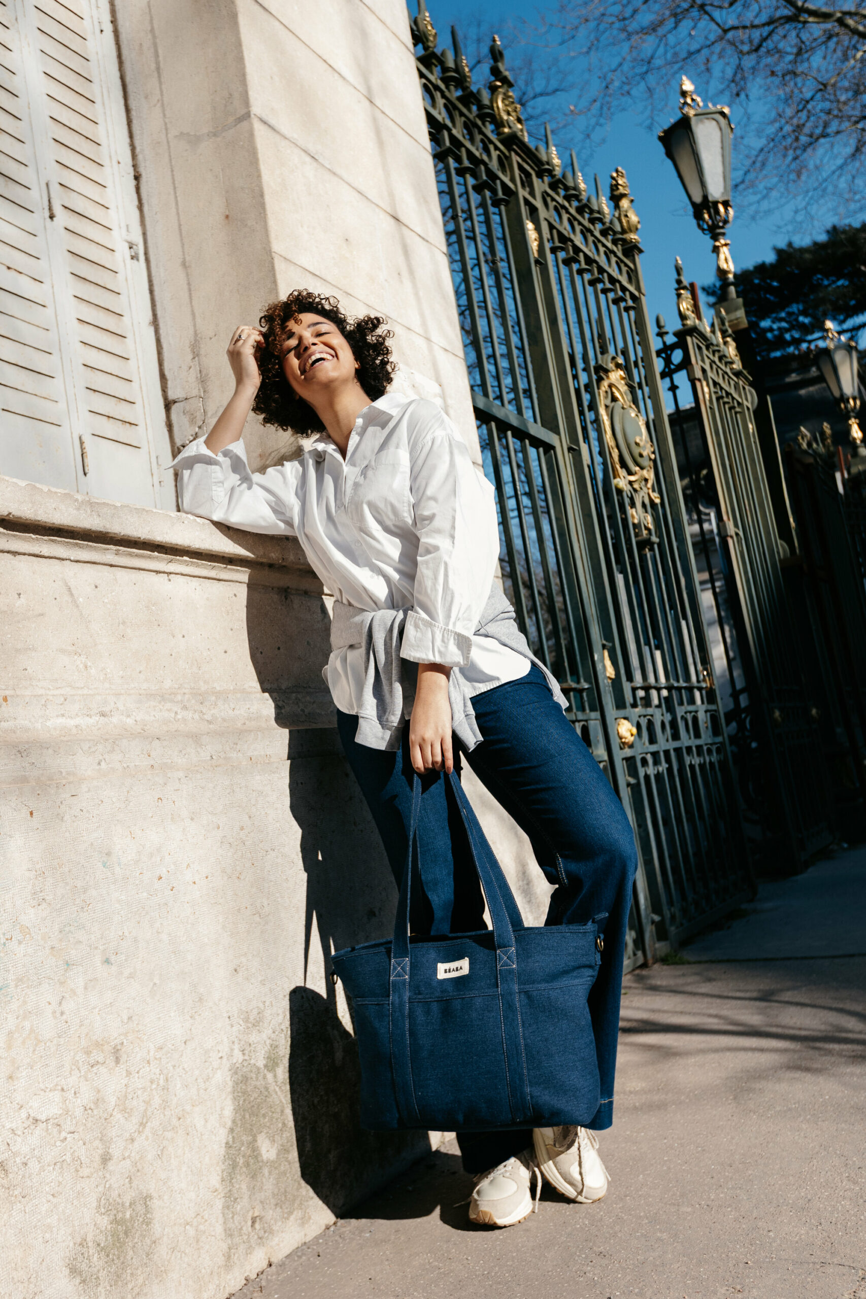 Sac à langer Madrid - Denim (Béaba) – Image 2