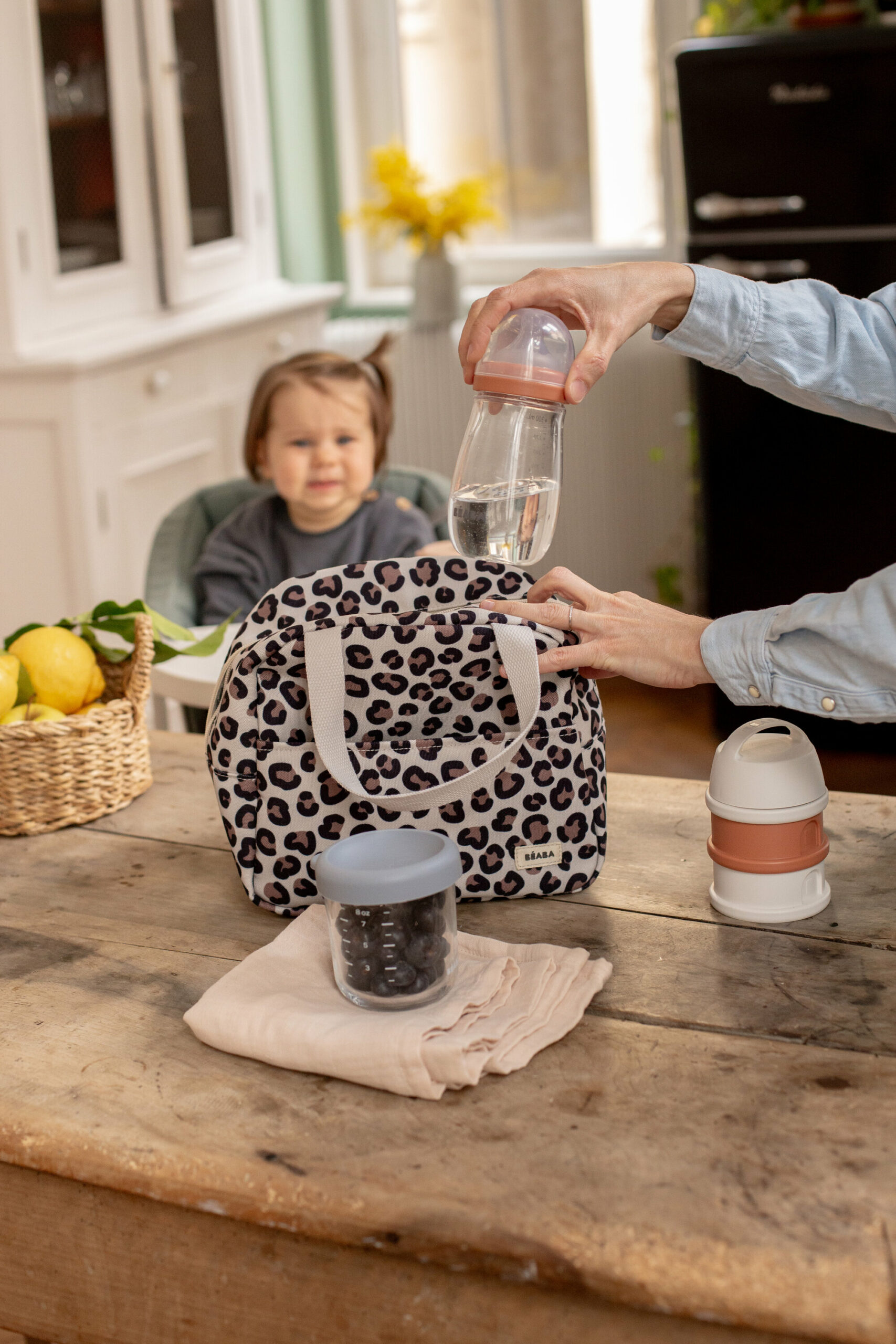 Sac repas isotherme - Leopard clay (Beaba) – Image 3